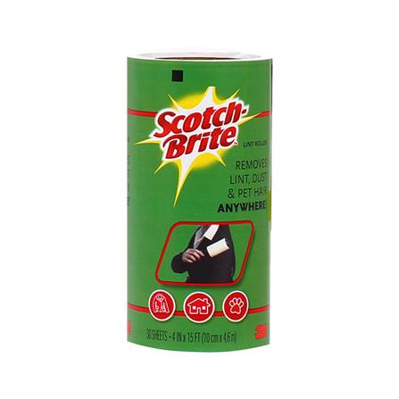 อะไหล่ลูกกลิ้งขจัดฝุ่นทั่วไป SCOTCH-BRITE 30 แผ่น