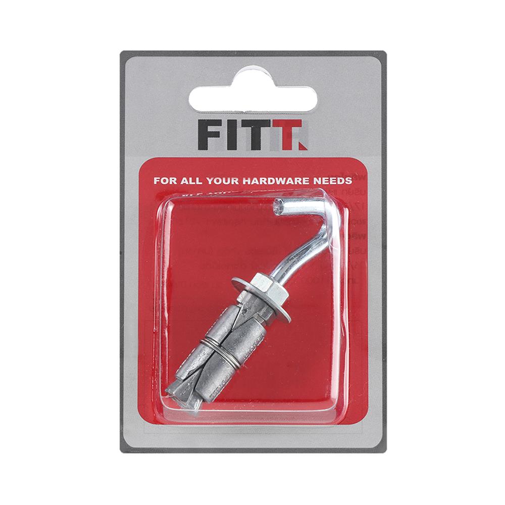 พุ๊กพร้อมตะขอ FITT 1/4 นิ้ว 1 ตัว