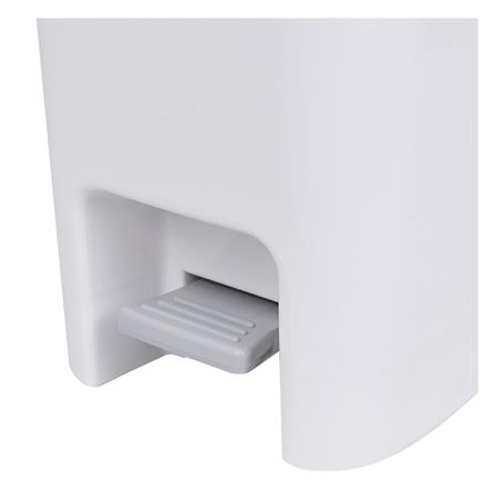 ถังขยะเหยียบเหลี่ยม JCP 5668 6 ลิตร สีขาว/เทา_3