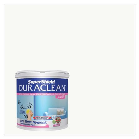 สีน้ำทาภายใน ชนิดด้าน TOA SUPERSHIELD DURACLEAN M100 สีขาว 5 แกลลอน_0