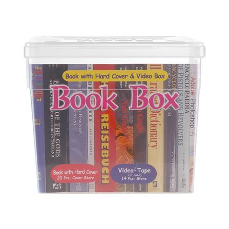 กล่องหนังสือพลาสติก UNI-WARE 4635 17x26x21.5 ซม. สีขาว_1