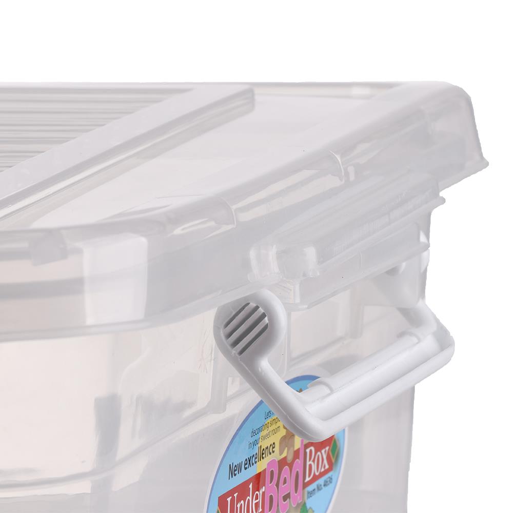 กล่องเก็บของ ฝาล็อค UNI-WARE 4636 35 ลิตร สีขาว