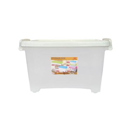 กล่องเก็บของฝาล็อก JCJ 5112 30 ลิตร 47.5x39x26 ซม. สีขาว