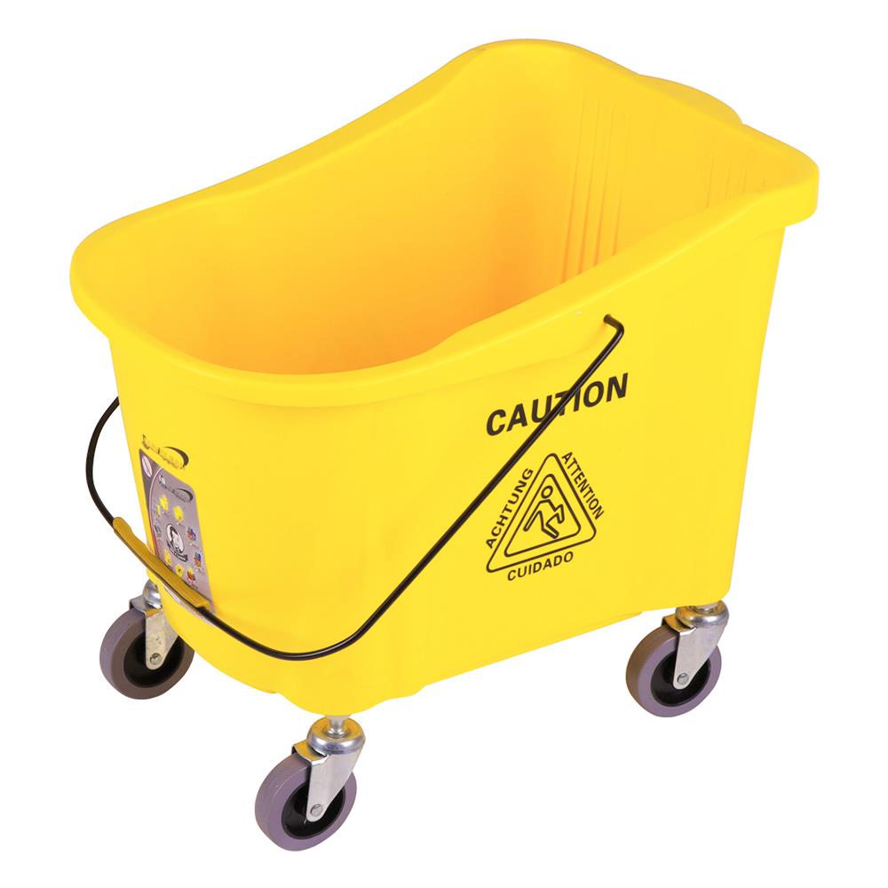 ถังบิดม็อบคันโยกมีล้อ BE MAN  BMU01 36 ลิตร สีเหลือง