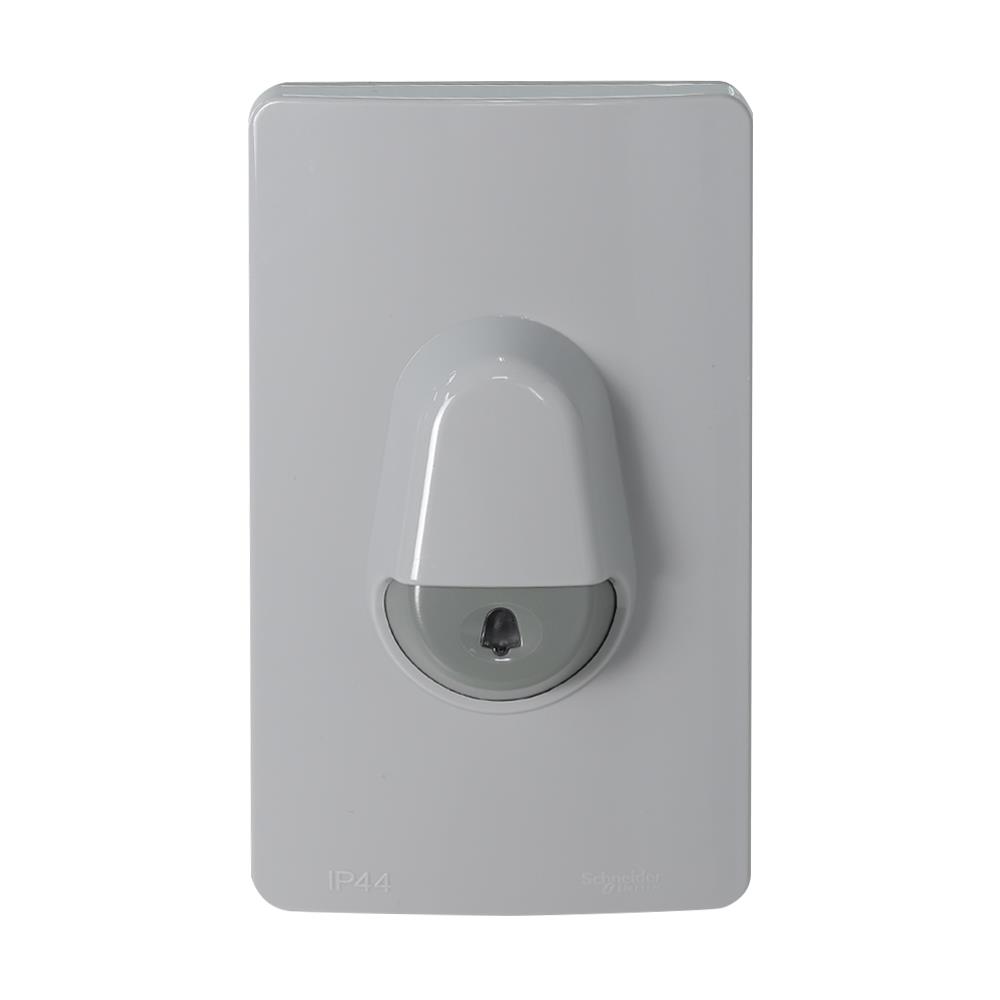 สวิตช์กดกระดิ่ง SCHNEIDER A3031WBP สีเทา