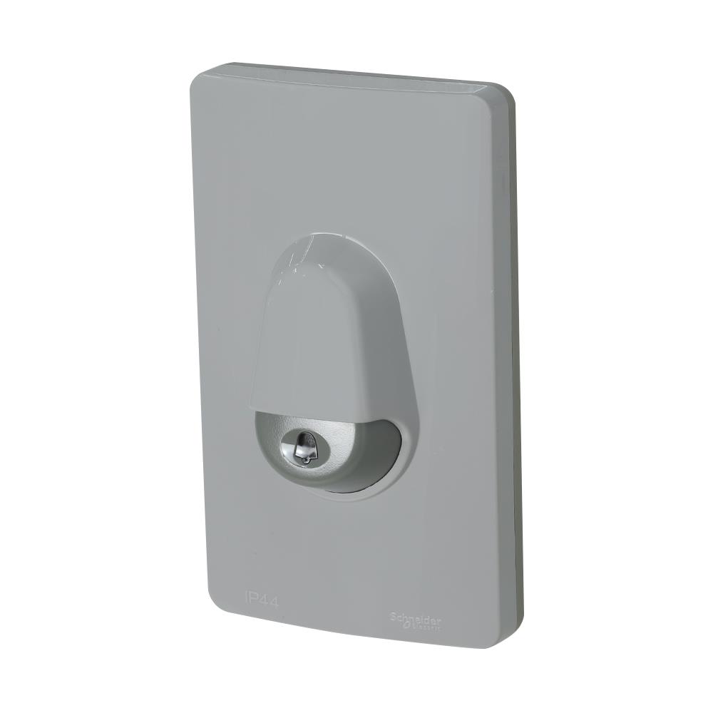 สวิตช์กดกระดิ่ง SCHNEIDER A3031WBP สีเทา