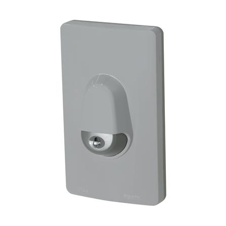 สวิตช์กดกระดิ่ง SCHNEIDER A3031WBP สีเทา_1