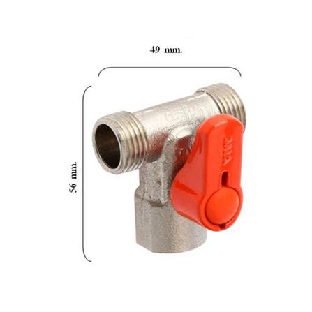 มินิบอลวาล์ว MFM สามทาง ANA 1/2 นิ้ว_0