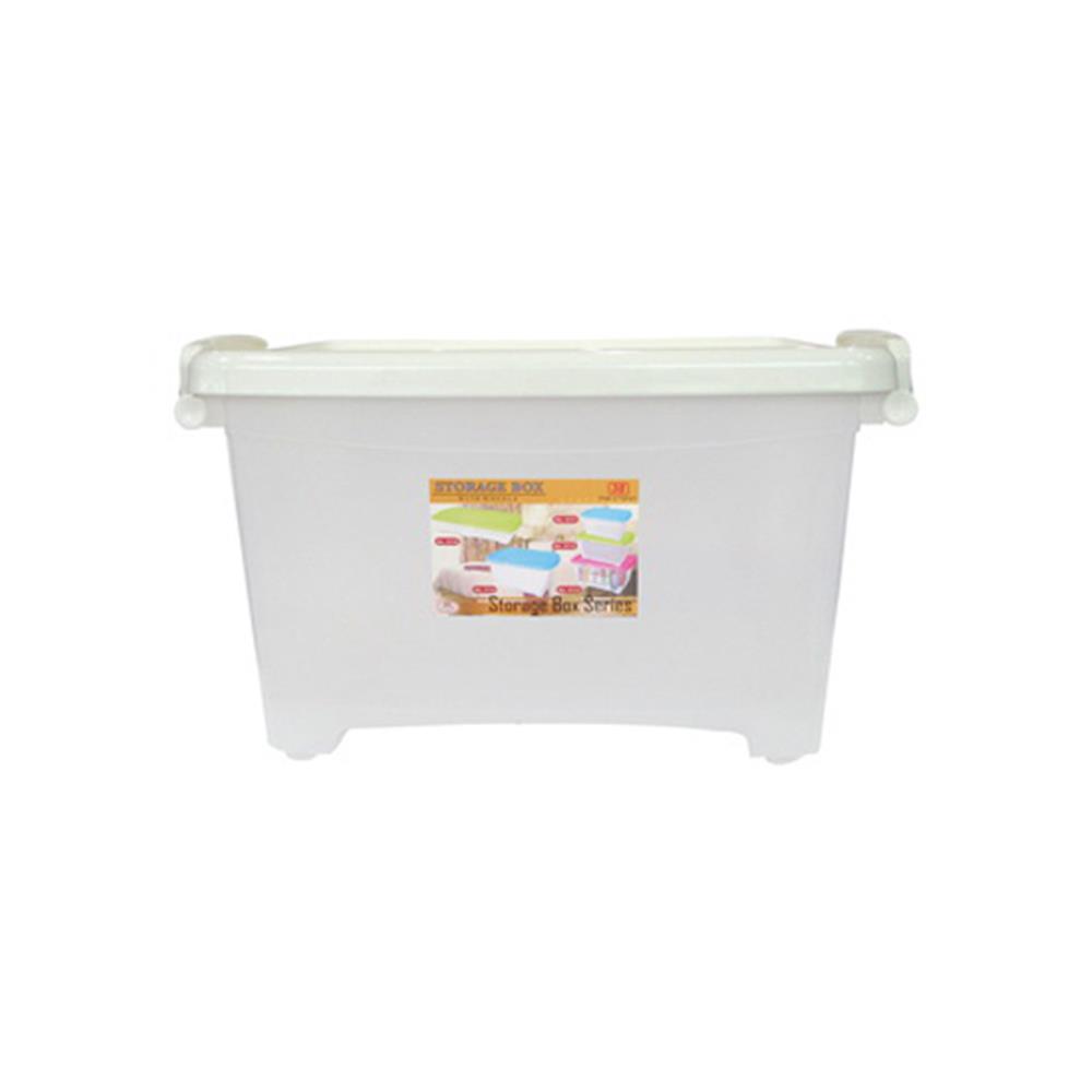 กล่องเก็บของ ฝาล็อก JCJ 5114 75 ลิตร 68x48.5x35.5ซม. สีขาว