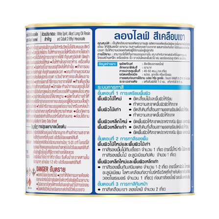 สีน้ำมันเคลือบเงา CAPTAIN LONGLIFE BASE B เงา 1/4 แกลลอน_1