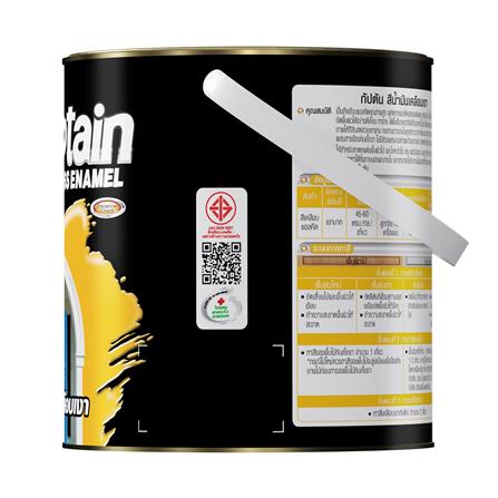สีน้ำมันเคลือบเงา ชนิดเงา CAPTAIN BASE B สีขาว 1 แกลลอน_2