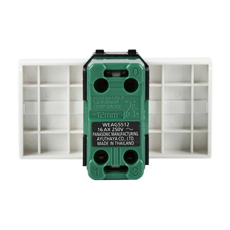 สวิตช์ 2 ทาง PANASONIC WEAG5512 ขนาด 3 ช่อง สีขาว_2