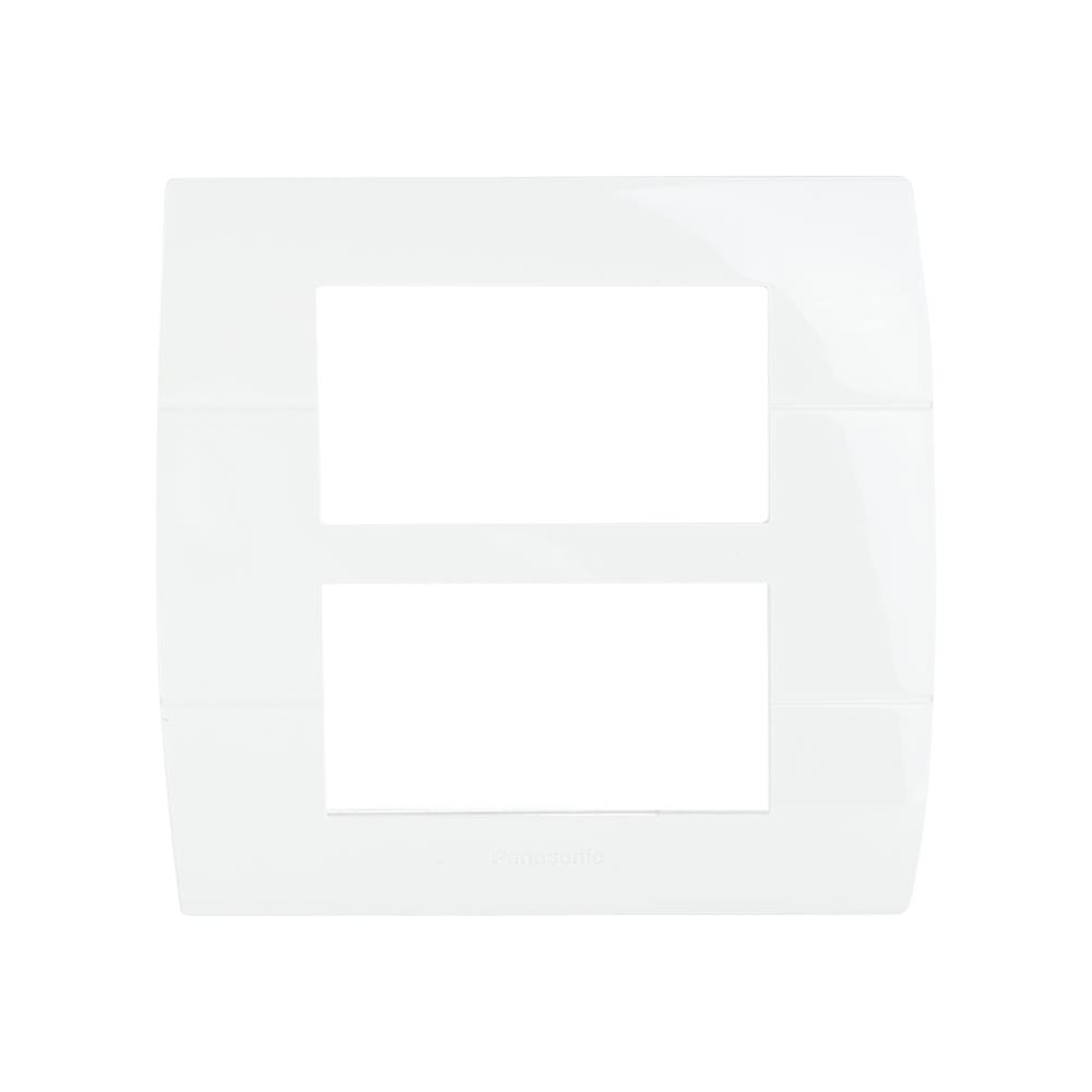 หน้ากาก 6 ช่อง PANASONIC WEAG6806W สีขาว