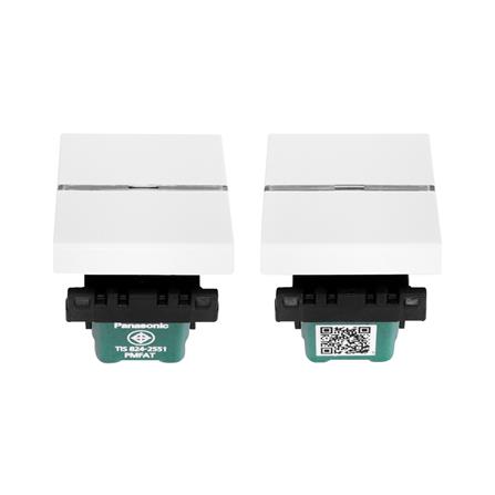 สวิตช์ 2 ทาง 1 ช่อง มีไฟ PANASONIC WEAG5562 สีขาว_3