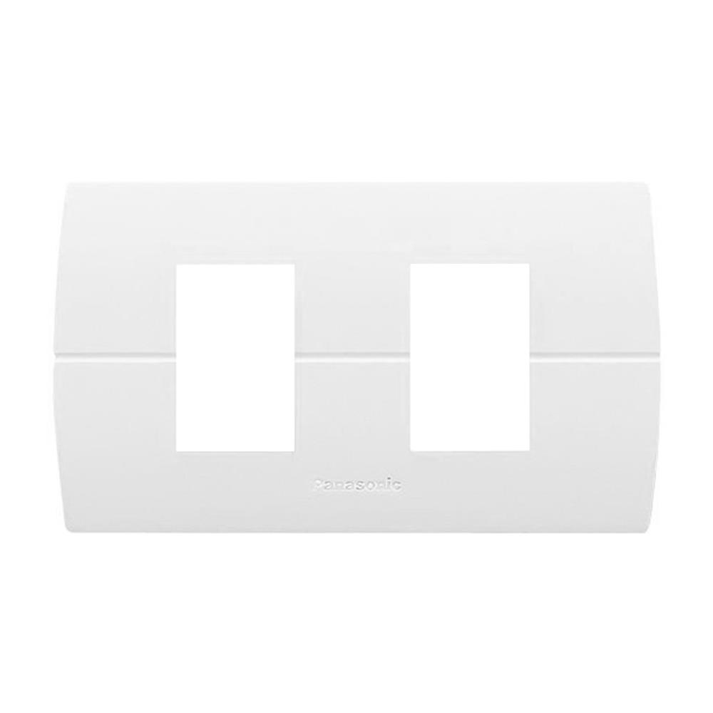 หน้ากาก 2 ช่อง PANASONIC WEAG6802W สีขาว