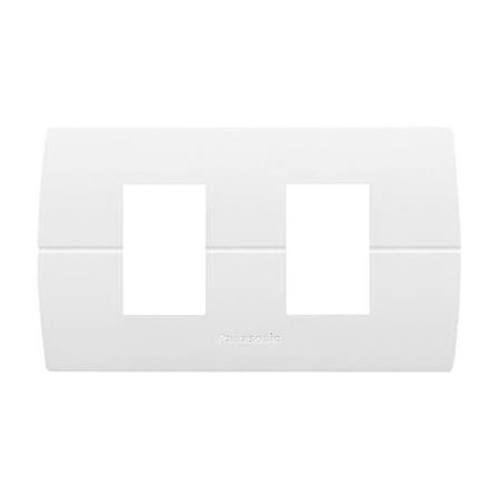 หน้ากาก 2 ช่อง PANASONIC WEAG6802W สีขาว_0