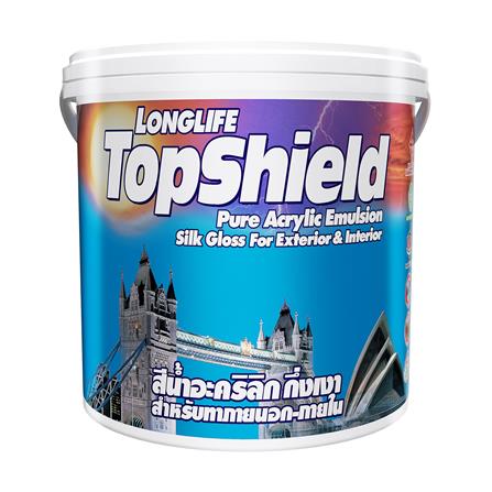สีน้ำทาภายนอก ชนิดกึ่งเงา CAPTAIN TOPSHIELD 4201 สีส้ม 5 แกลลอน_0