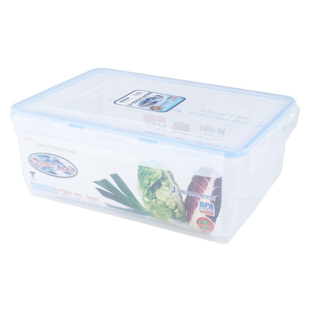 กล่องอาหารเหลี่ยม SUPER LOCK 5058 7.2 ลิตร