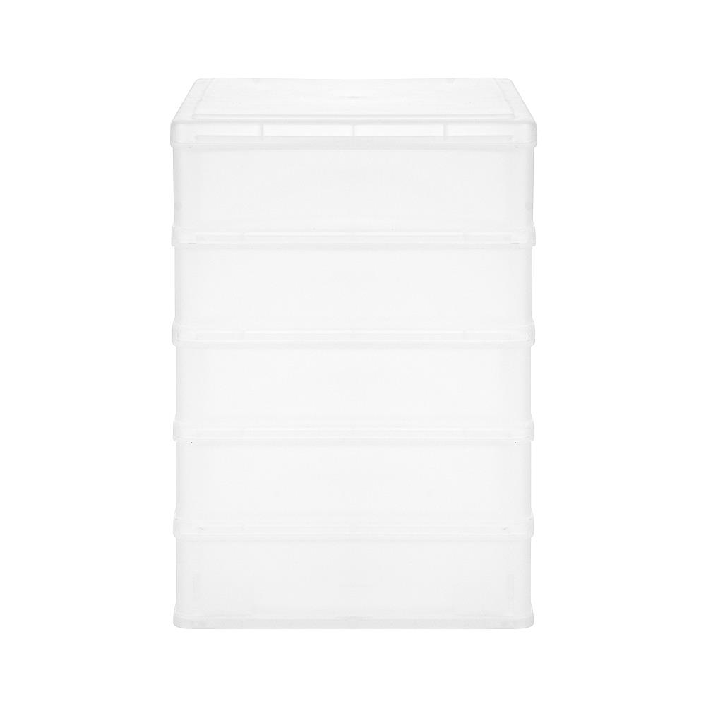 ชั้นลิ้นชักเล็ก 5 ชั้น DKW HH21150 25.3x35.5x35.2 ซม. สีขาว