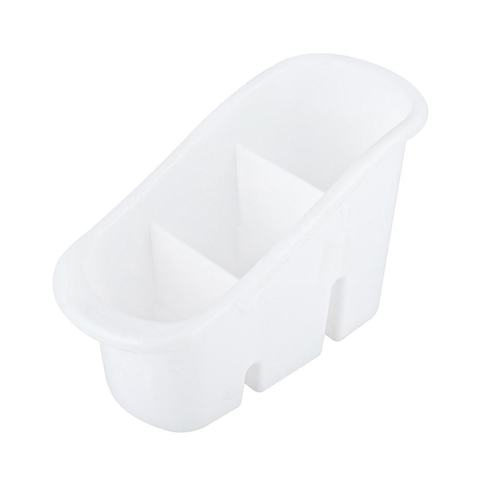 ที่ใส่อุปกรณ์ในครัว 3 ช่อง ทรงรี JCJ 1194 สีขาว