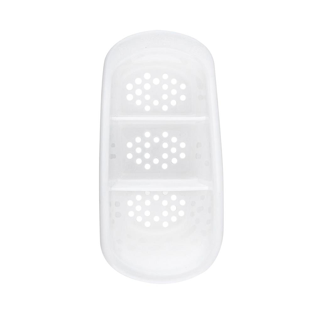 ที่ใส่อุปกรณ์ในครัว 3 ช่อง ทรงรี JCJ 1194 สีขาว