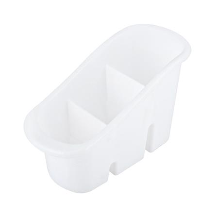 ที่ใส่อุปกรณ์ในครัว 3 ช่อง ทรงรี JCJ 1194 สีขาว