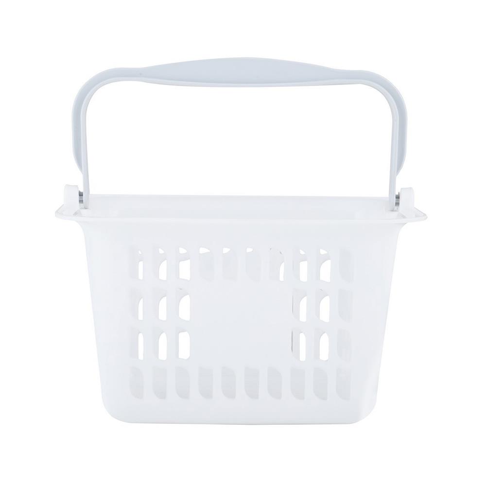 ตะกร้ามินิมีหูหิ้วเหลี่ยมเล็ก JCJ 4117 สีขาว