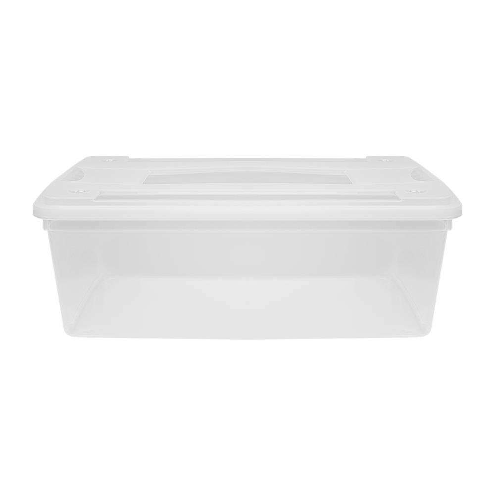 กล่องฝาปิด UNI-WARE 4892 26.5x39.5x13 ซม. สีขาว