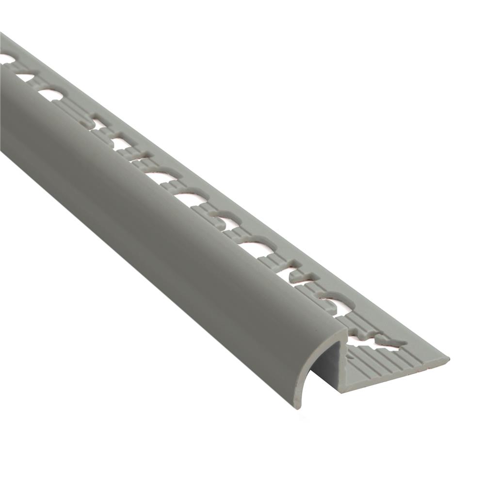 คิ้ว PVC จระเข้ พลัส ไมโครแบน 10 มม. 2 ม. สีเทาแกรนิต