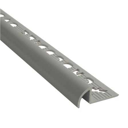 คิ้ว PVC จระเข้ พลัส ไมโครแบน 10 มม. 2 ม. สีเทาแกรนิต