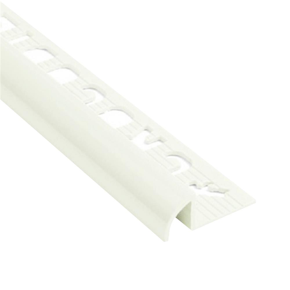 คิ้ว PVC จระเข้ พลัส ไมโครแบน 13 มม. 2 ม. สีขาวไข่