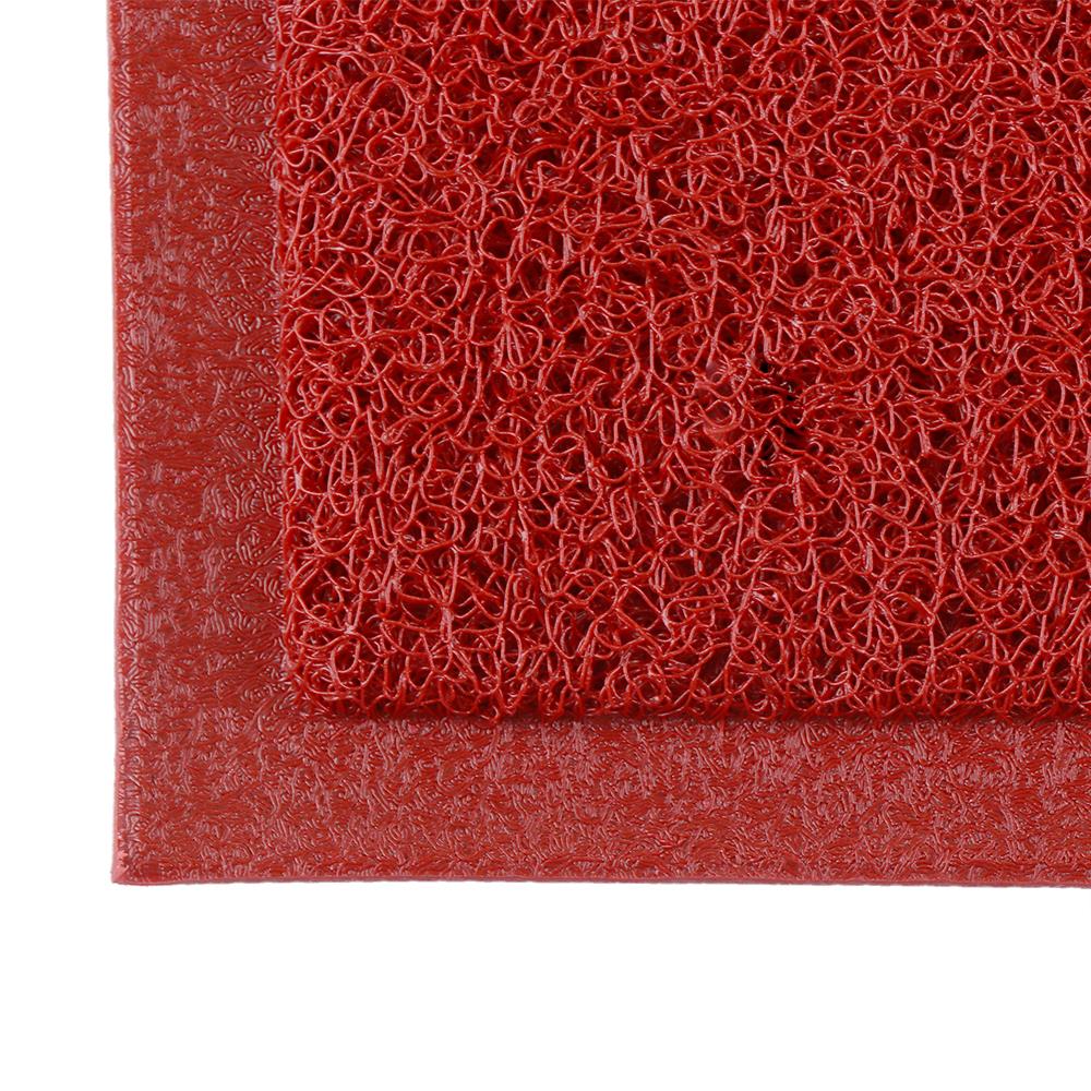 พรมเช็ดเท้าดักฝุ่น HOME LIVING STYLE WELCOME 50X70 ซม. สีแดง