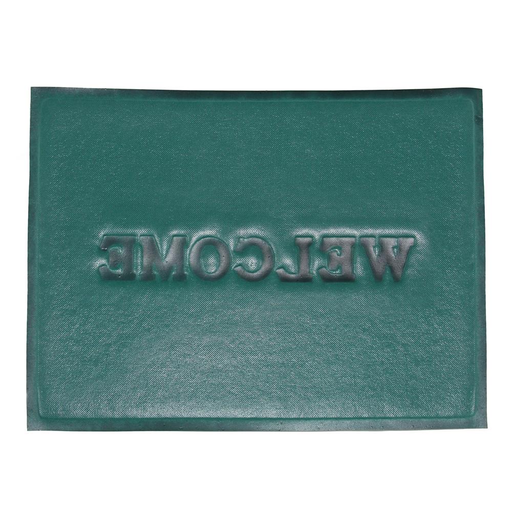 พรมเช็ดเท้าดักฝุ่น HOME LIVING STYLE WELCOME 60X80 ซม. สีเขียว