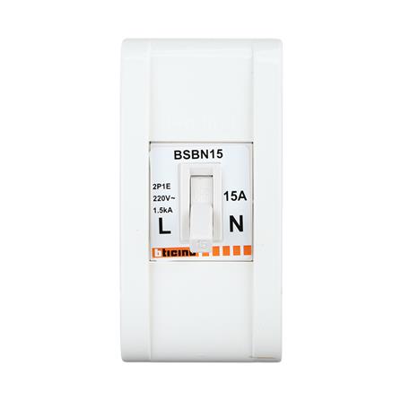 เซฟตี้เบรกเกอร์พร้อมกล่อง 10 แอมป์ 1 เฟส BTICINO BSB1