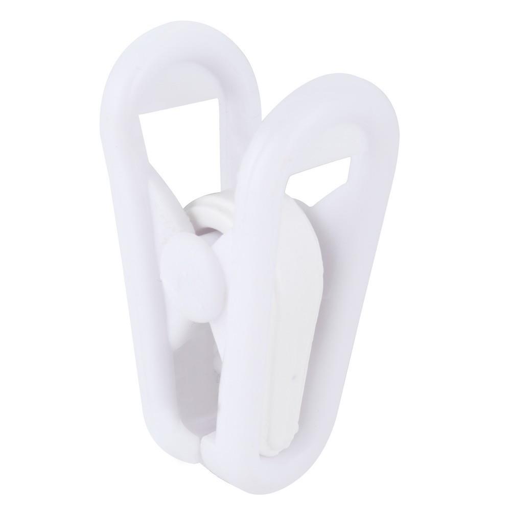 กิ๊บหนีบผ้า CSP สีขาว แพ็ก 12 ชิ้น