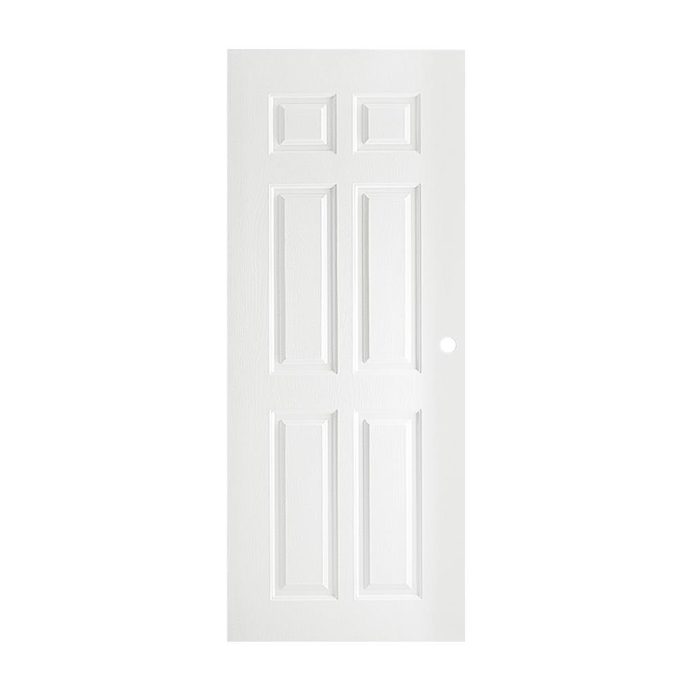 ประตูภายนอก UPVC PARAZZO MN003 80X200 ซม. สีขาว เจาะลูกบิด