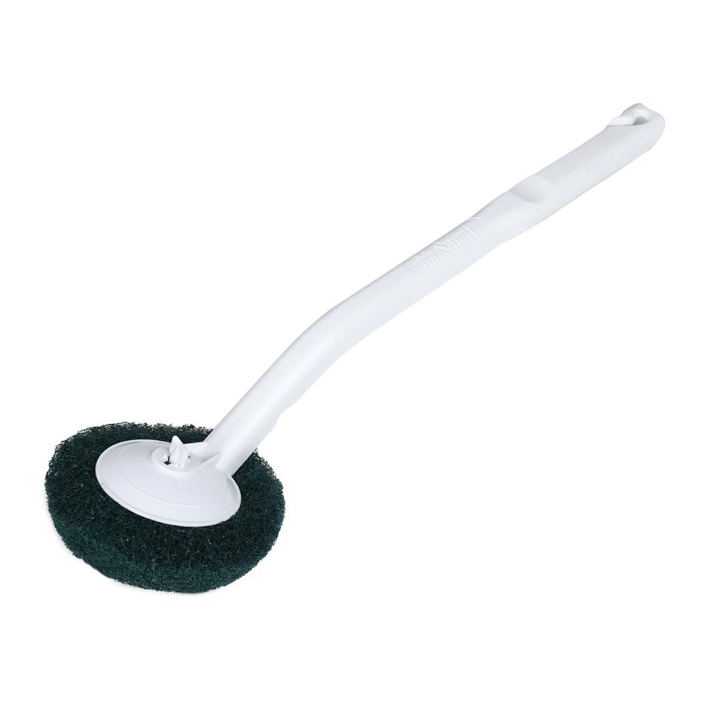 แปรงใยขัดล้างสุขภัณฑ์ MR.SMART สีขาว