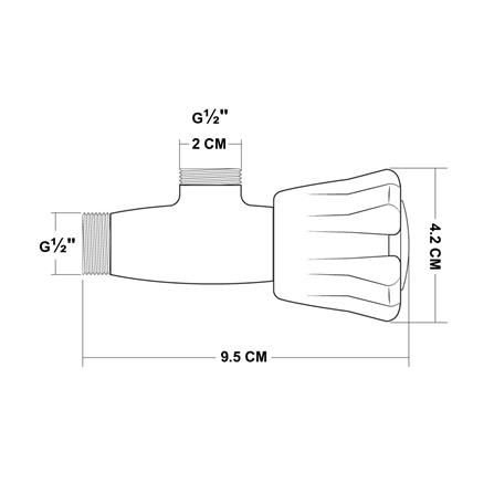 วาล์วฝักบัว 1 ทาง NAPA 1202_1
