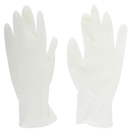 ถุงมือยางอเนกประสงค์ VETEX ไซส์ S สีขาว แพ็ก 10 ชิ้น