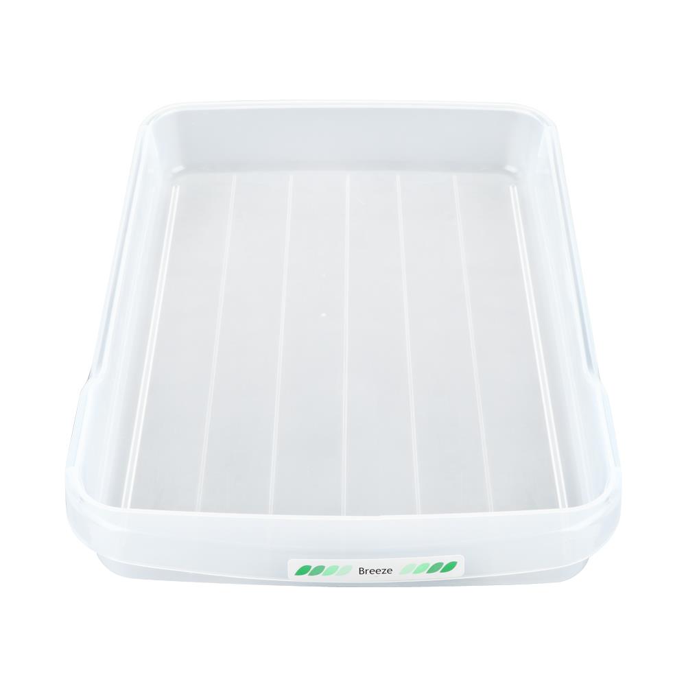 ถาดพลาสติกเหลี่ยม8"กว้างลายจุด D-5295