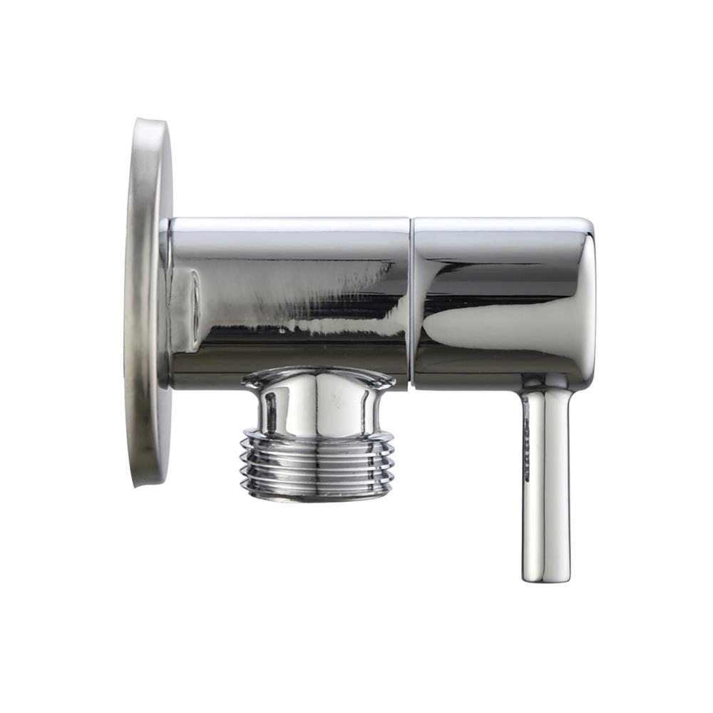 สต๊อปวาล์ว 1 ทาง RASLAND D33 สีเงิน