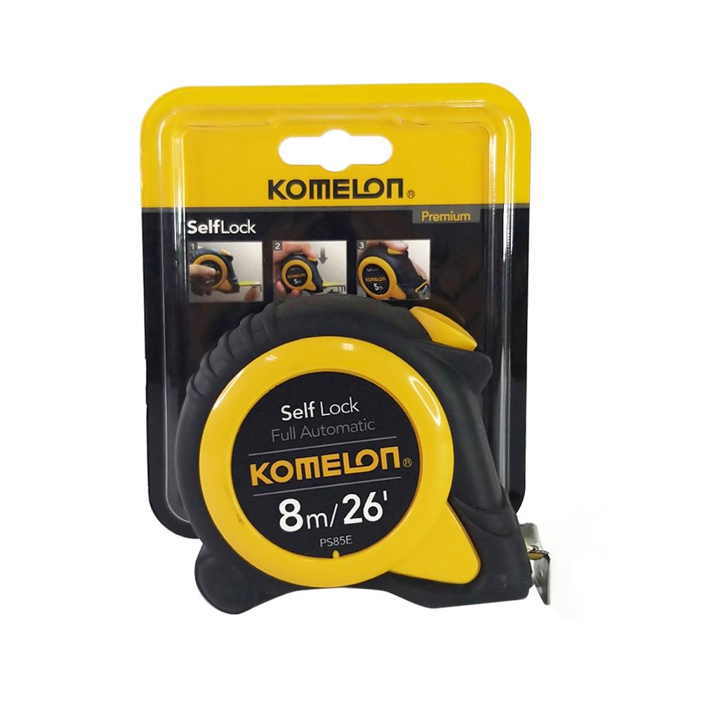 ตลับเมตรล็อกอัตโนมัติ KOMELON SELFLOCK 8 ม.