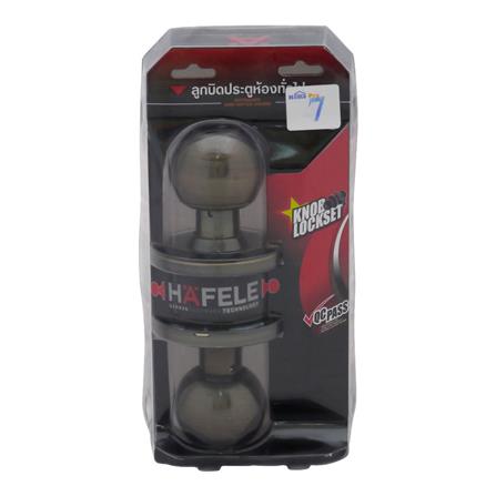 ลูกบิดทั่วไป หัวกลม HAFELE 489.10.402 สีทองเหลืองรมดำ_0