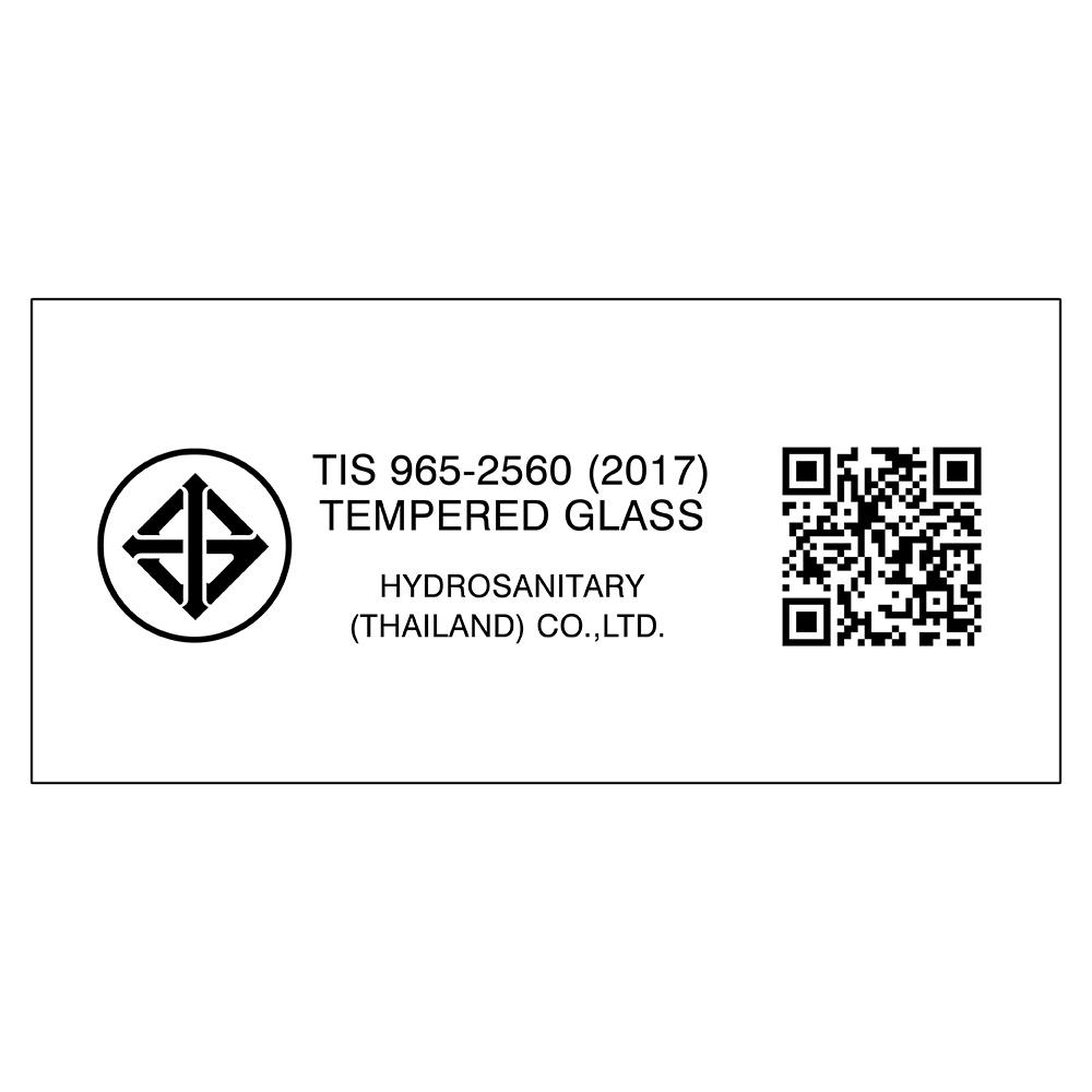 ฉากกั้นอาบน้ำ SLIDE BATHROOM DESIGN GWH 90X90 ซม.