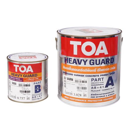 สีงานอุตสาหกรรม TOA HEAVY GUARD EPOGUARD VARNISH PART A+B 1G