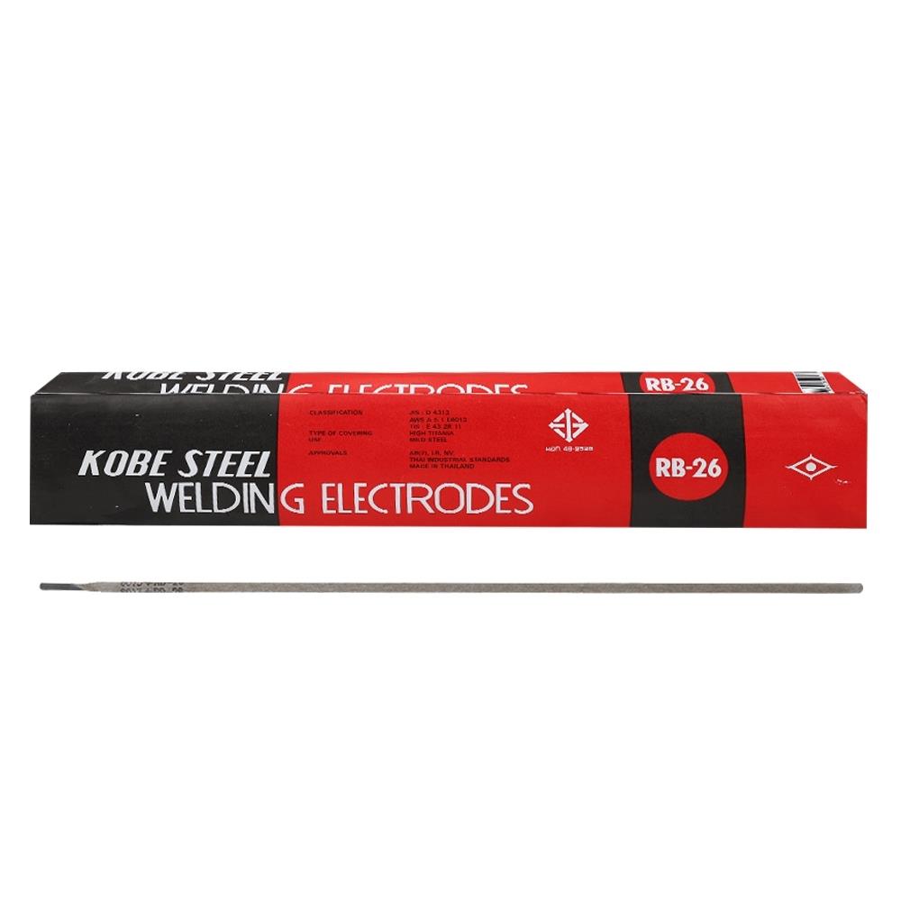 ลวดเชื่อมเหล็ก KOBE RB-26 4 มม. 1 กล่อง