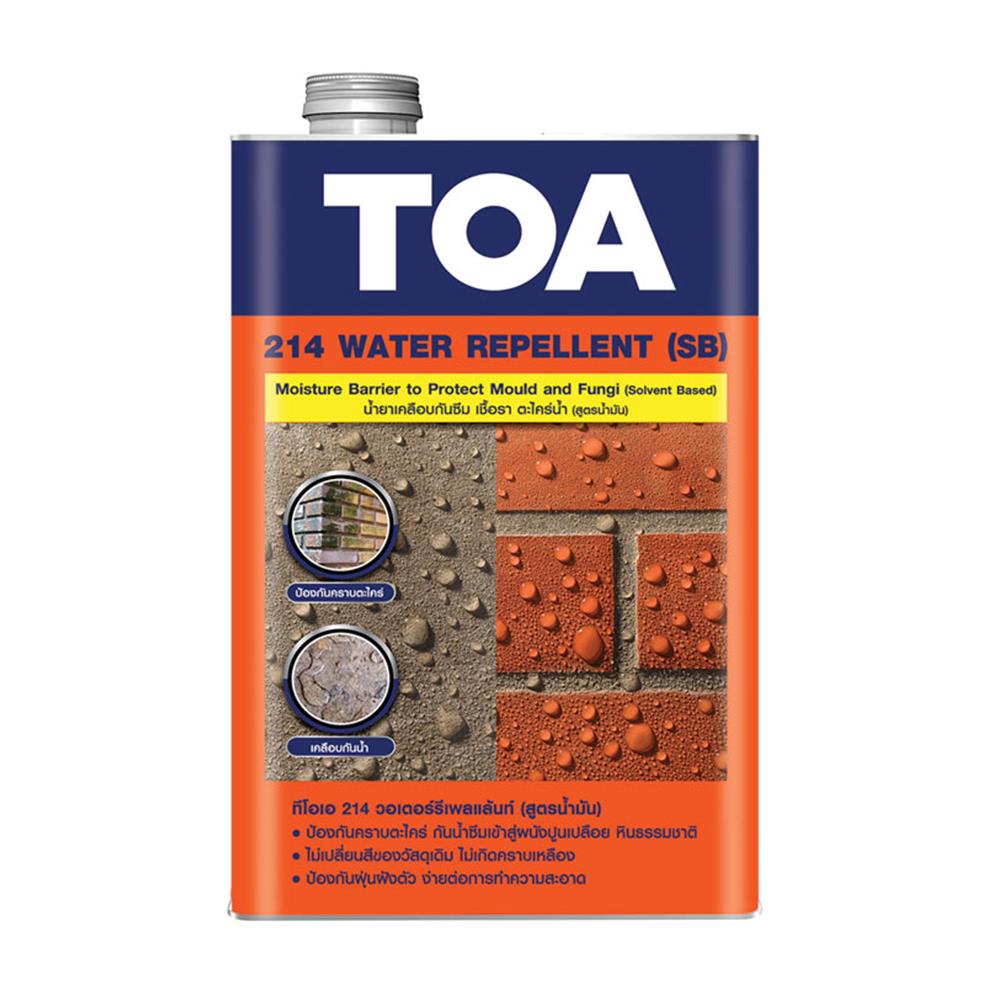 น้ำยาเคลือบด้านสูตรน้ำมัน TOA 214 1/4 แกลลอน