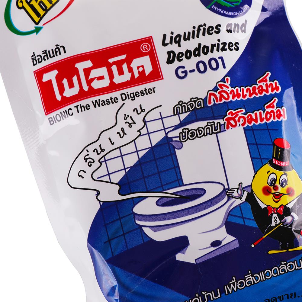 เกล็ดขจัดกลิ่นสุขภัณฑ์ BIONIC 100 กรัม