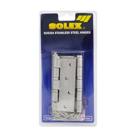 บานพับ 4X3 นิ้ว X 2.5 มม. SOLEX 4325SBB3EA สีสเตนเลส (แพ็ก 3 ชิ้น)_0