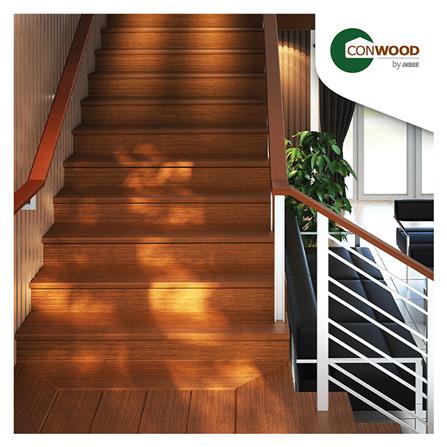 ไม้บันได ลูกนอน CONWOOD หน้า 10 นิ้ว 25X120X2.5 ซม. สีธรรมชาติ_3